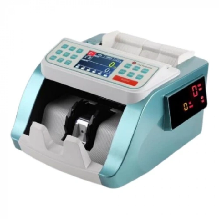 Plus Silver TL Kağıt Para Sayma Makinesi Turkuaz Renk