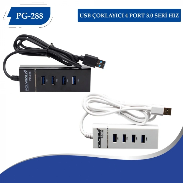 Polygold Pg-288 3.0 1.2mt 4 Port Hub