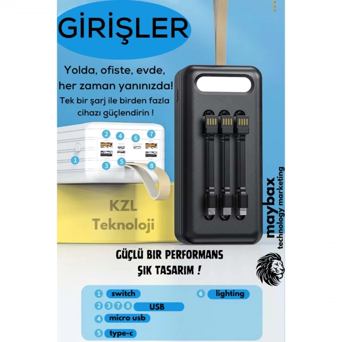 POWER BANK 50000mAh PG-PW250