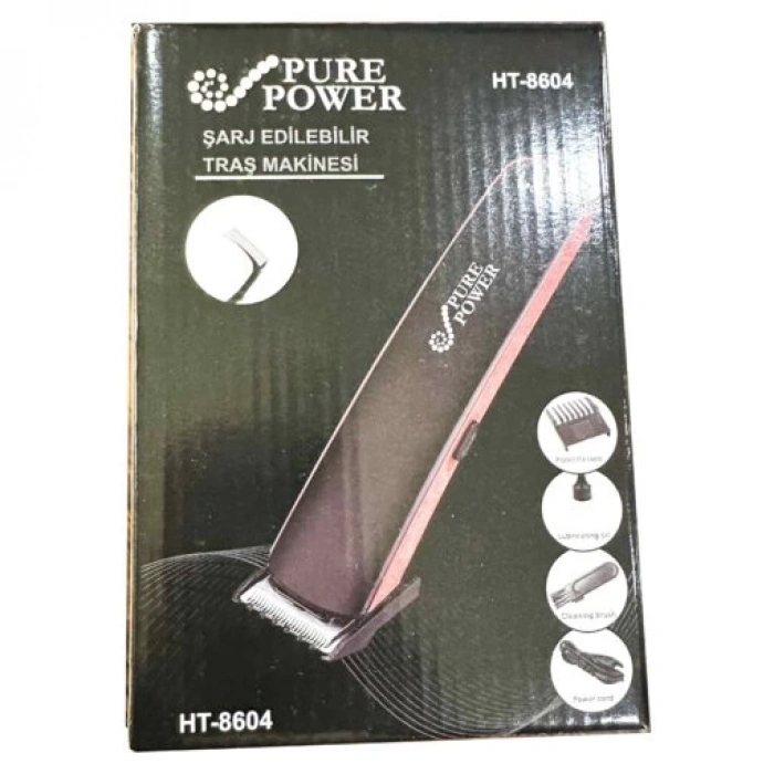 Pure Power HT-8604 Saç, Sakal, Ense, Tüy Temizleme Traş Makinesi