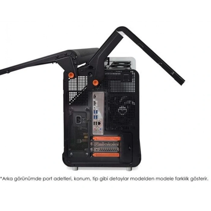 QUADRO EAGLE QX100-B 9x12CM RGB FAN USB3.2 PENCERELI MID-TOWER SIYAH KASA