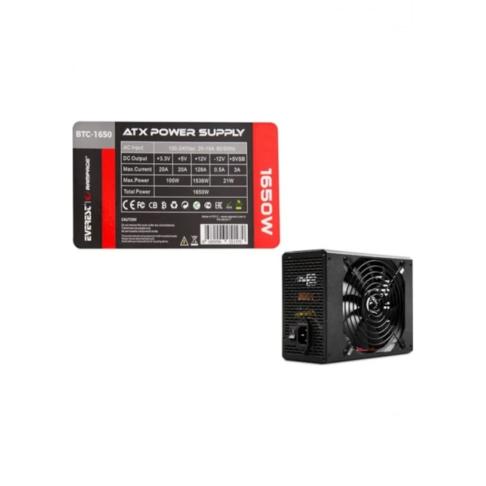 Rampage BTC-1650 1650W Bitcoin Güç Kaynağı