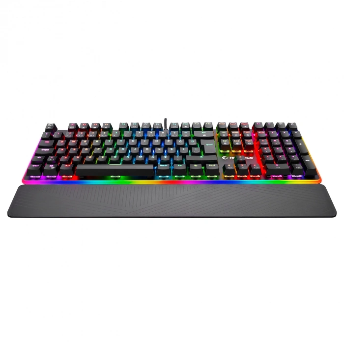 RAMPAGE KB-R96 ULTIMATE SIYAH OPTICAL SWITCH FULL RGB VE METAL GÖVDELI SU GEÇIRMEZ GAMING OYUNCU MEKANIK KLAVYE