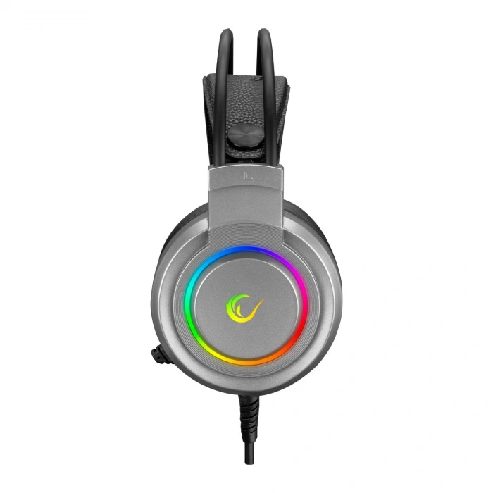Rampage Rm-X5 Aırs Gri 7.1 USB Rgb LED Mikrofonlu Kulaküstü Kulaklık