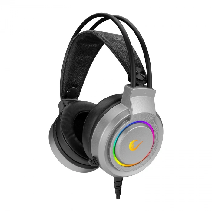 Rampage Rm-X5 Aırs Gri 7.1 USB Rgb LED Mikrofonlu Kulaküstü Kulaklık