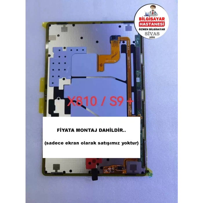 Samsung Galaxy Tab S9 Plus SM-X810 X816 X816B Lcd Ekran Dokunmatik Takım