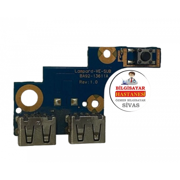 Samsung NP270 NP270E5J NP270E5E Usb Tetik Power Buton Kartı BA92-13611A