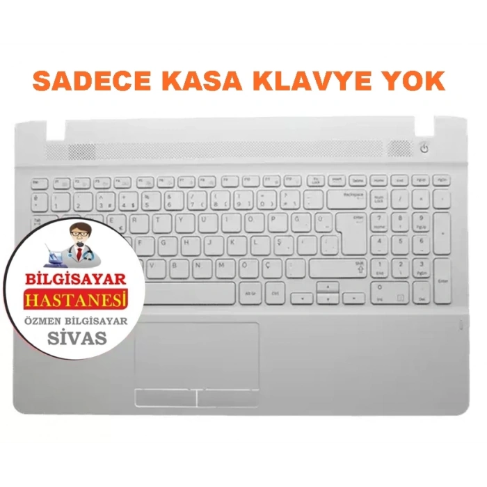 Samsung NP270E5J Klavye kasası beyaz