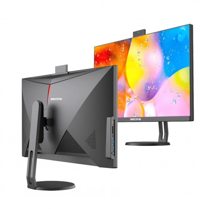 Seclife HBA-D4717B I3-12100 8GB 512GB SSD 27 Dos Siyah AIO Pc