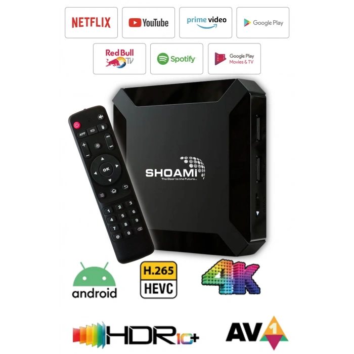 Shoami SH-SB2 4K HDR10+ Android 10 TV Box 2 GB RAM 16 GB ROM