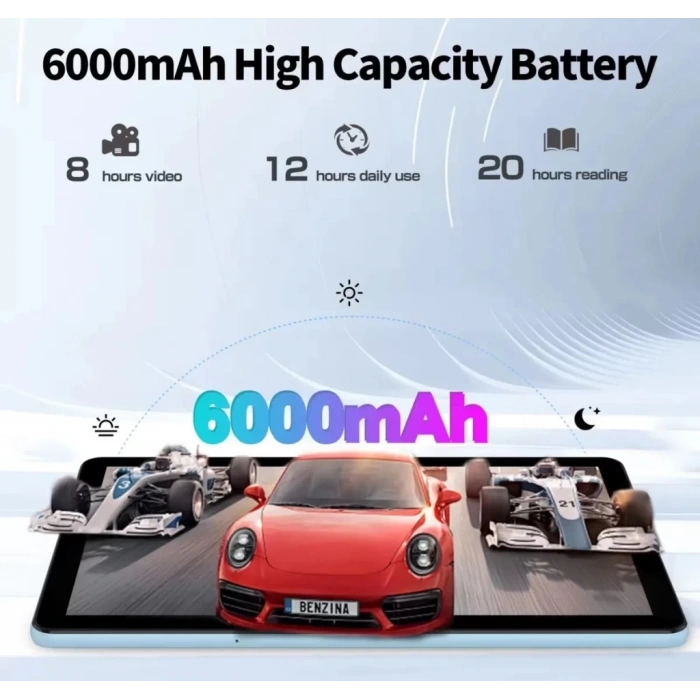 Sprange M10 PLUS IPS Ekran 10.1inç 4 Çekirdekli 4GB Ram 128GB Dahili Hafıza PC Tablet