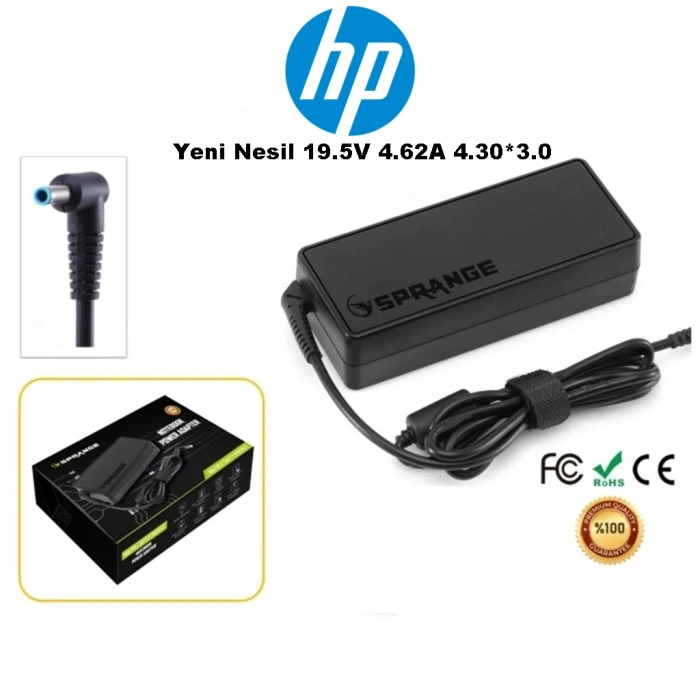 SPRANGE SR-L13 19.5V 4.62A 4.30*3.0 HP NOTEBOOK ADAPTÖR
