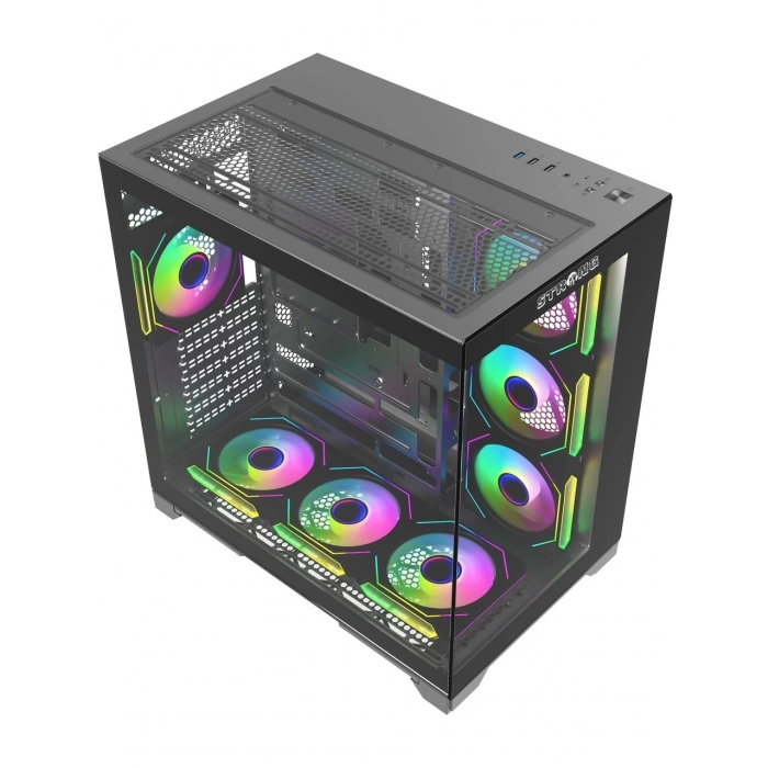 Strong Dragon 7x 120MM Argb Kumandalı Atx Gaming Akvaryum Kasa