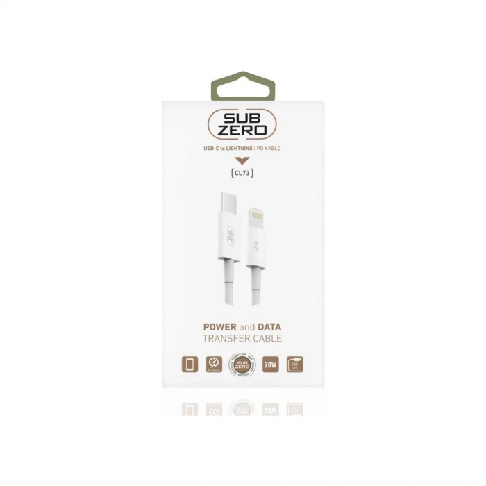 Subzero Apple iPhone 2 Metre Hızlı Şarj Kablosu Type C - Ligtning Pd 20W 2 Metre