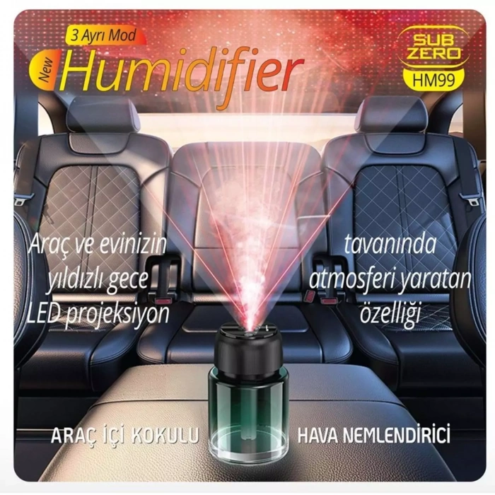 Subzero HM99 Otomatik Araç İçi Koku Difüzör-Lazer Yıldız