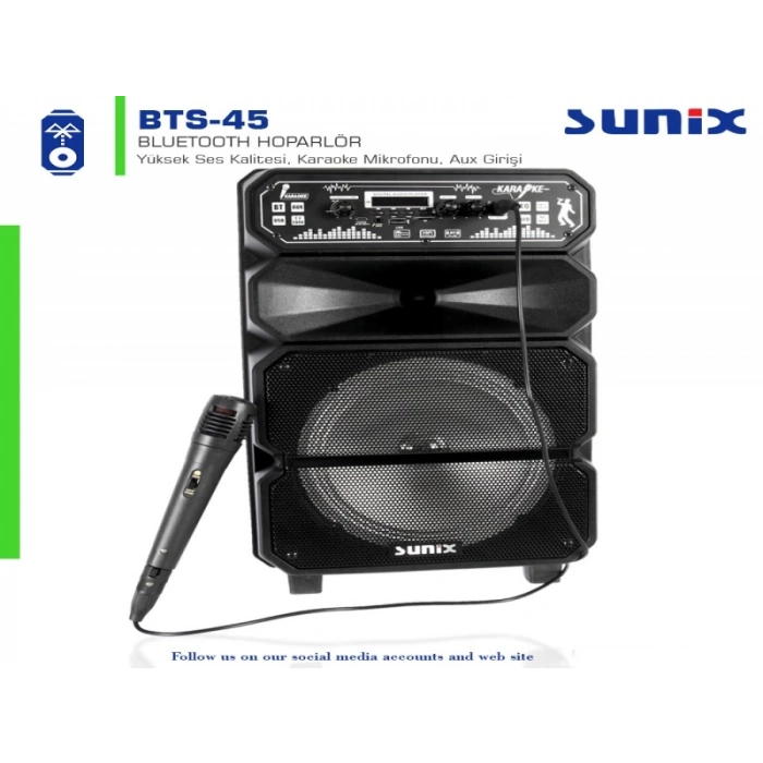 Sunix BTS-45 Bluetooth Hoparlör