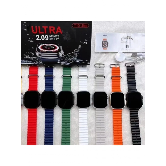 T10 Ultra 2.09 İnfinite Display Bluetooth 49mm Akıllı Saat