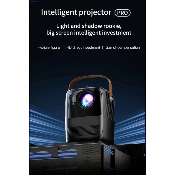 T11 Projeksiyon Ev Sineması Bluetooth Wifi Akıllı Android Tv 1080p Hoparlör Smart 4K