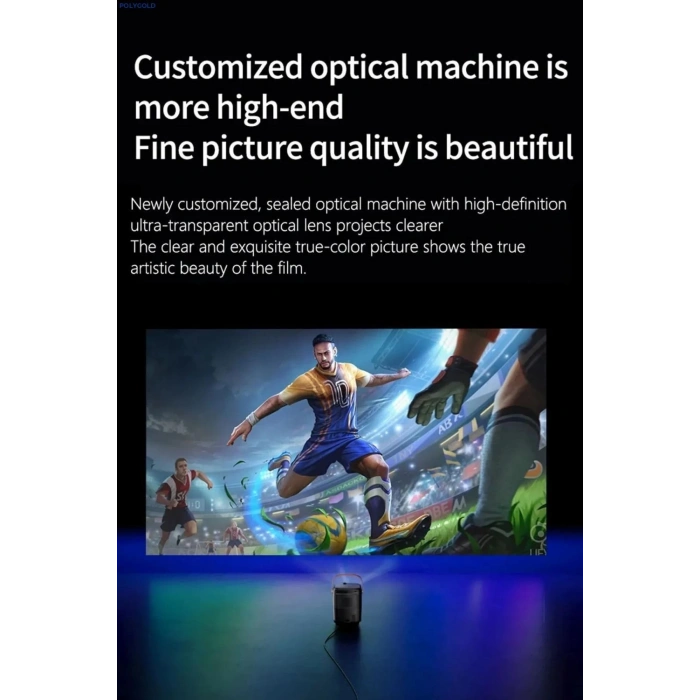 T11 Projeksiyon Ev Sineması Bluetooth Wifi Akıllı Android Tv 1080p Hoparlör Smart 4K