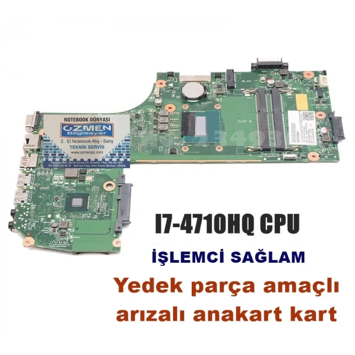 Toshıba Qosmıo X70-B-117 - I7-4710HQ anakart