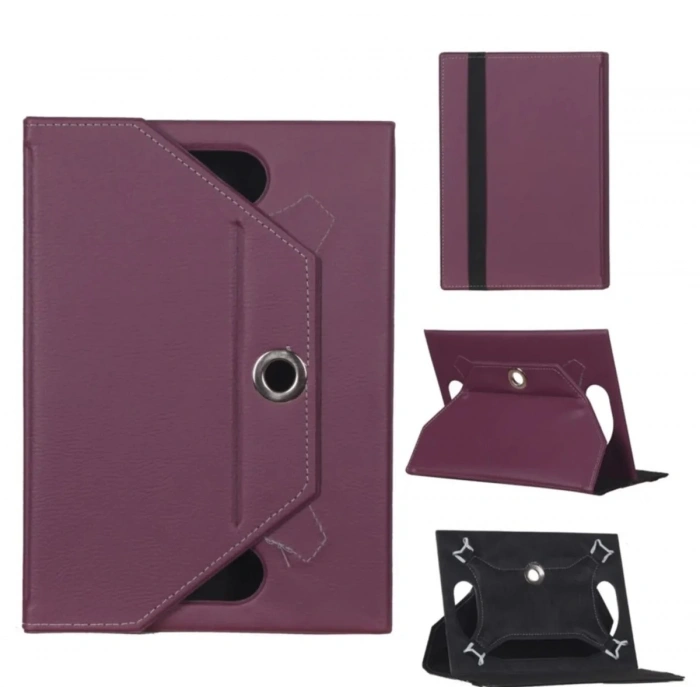 Tüm Markalar Ile Uyumlu 7 Inç 360 Derece Dönebilen Standlı Üniversal Tablet Kılıfı 7nç mor