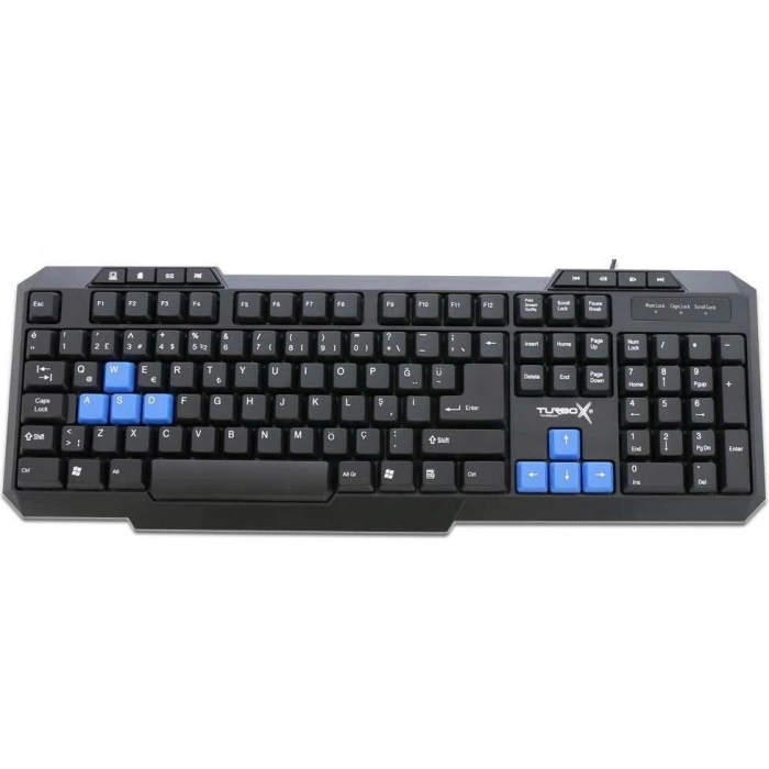 Turbox TR-X3R Multimedia Oyuncu Gaming Klavye