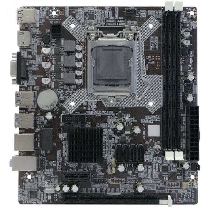 TURBOX WORKTEAM H81 1150P DDR3 SES GLAN HDMI/VGA SATA3 USB2.0 mATX