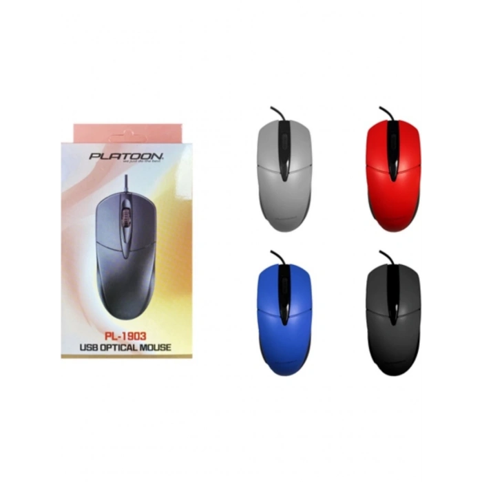 USB KABLOLU OPTICAL MOUSE KUTULU AMBALAJ PL-1903