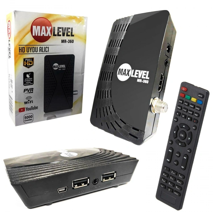 UYDU ALICI MİNİ FULL HD WIFI İ P MAX LEVEL MR-360