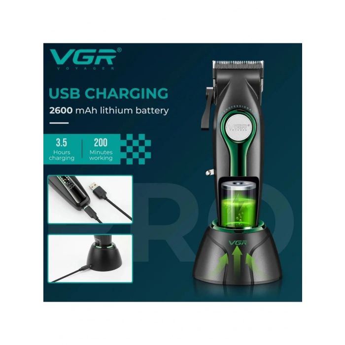 Vgr V-010 Profesyonel Saç Kesme Makinesi - Güçlü ve Hassas Kesim Deneyimi