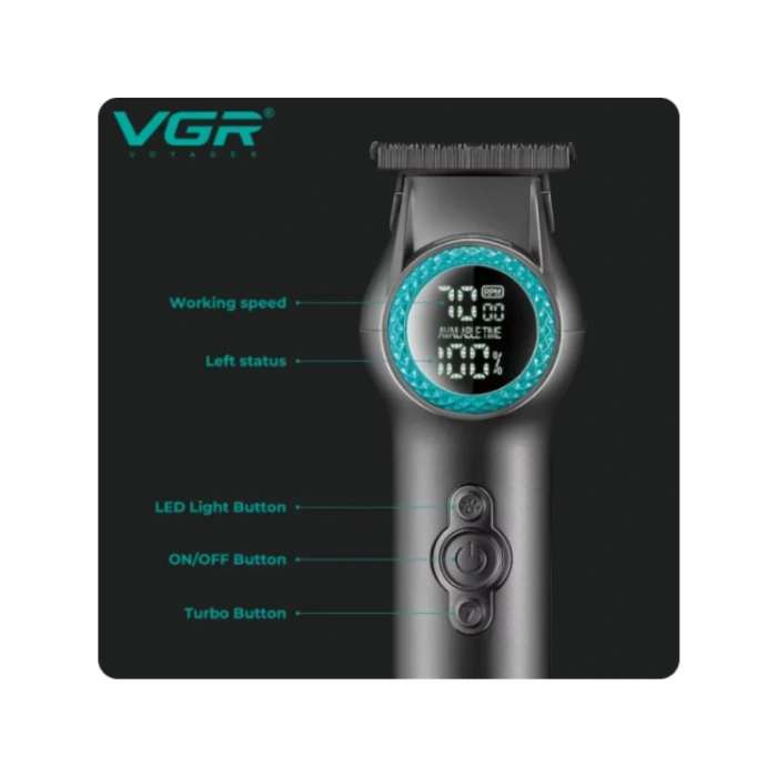 Vgr V-990 Profesyonel Saç Kesme Makinesi – Güçlü Motor, Uzun Pil Ömrü Ve Hassas Kesim