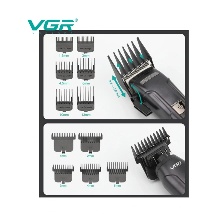 Vgr Voyager V-694 Profesyonel Şarjlı Traş Makinesi Seti - 3ü 1 Arada