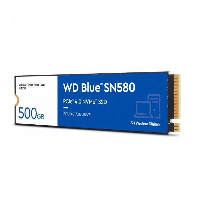 WD BLUE SN580 500 GB GEN4 NVME SSD 4000/3600 (WDS500G3B0E)