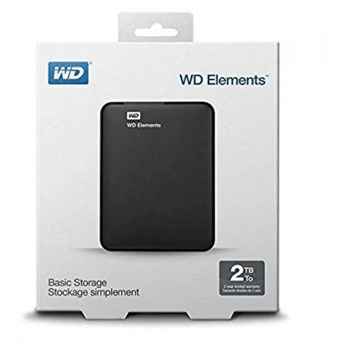 WD ELEMENTS 2 TB 2.5 USB3.0 SIYAH (WDBU6Y0020BBK-WESN)
