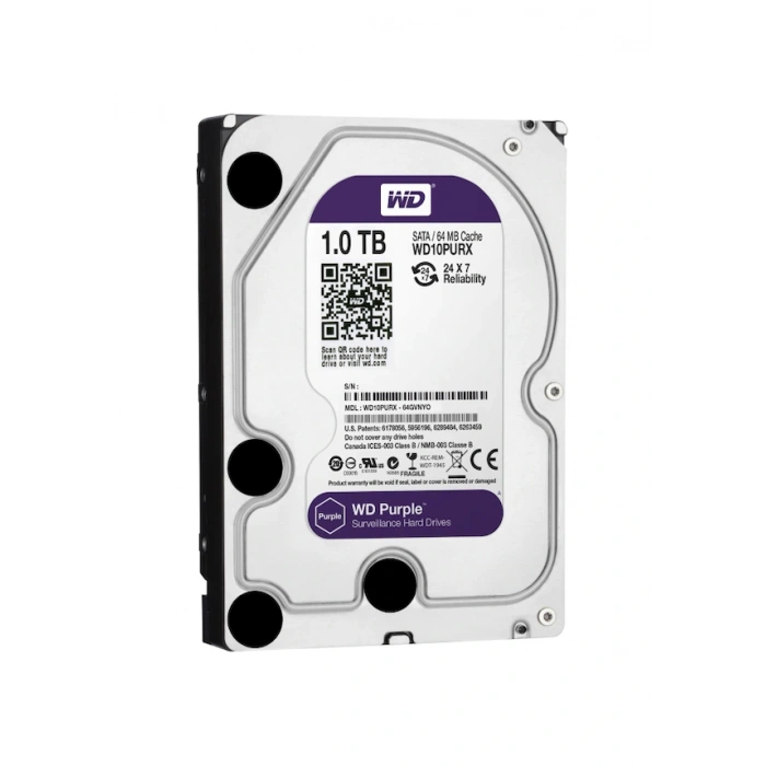 WD Purple WD10PURX 3.5 1 TB SATA 3 HDD