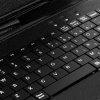 10.1 Katlanabilir Klavyeli Siyah Deri TABLET KILIFI 