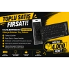 4000 adet HADRON HDX8256 Klavye Sticker Tuş Takımı Türkçe Q Siyah