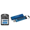 KINGSTON IKKP200-128GB KP200 USB Flash Bellek 128 GB Tuş Takımlı Şifreli FIPS 140-3 AES-256 - Mavi
