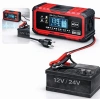 Akü Şarj ve Onarım Cihazı - 12V 15A-24V 8A Otomatik Seçim Dijital Ekran