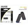 Auris AUM256 USB 3,0 Metal Flash Bellek 256GB Siyah