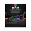 Blic Bkb5 Red Switch Kablolu Türkçe Q Gaming Rgb Oyuncu Mekanik Klavye BKB5
