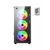 Blueforce Stronger Kumandalı 6x120mm Fanlı Rgb Gaming Oyuncu Kasası Mid Tower Psusuz