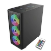 Blueforce Ultimate Kumandalı 6x120mm Fanlı Rgb Gaming Oyuncu Kasası Mid Tower Psusuz