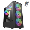 Blueforce Ultimate Kumandalı 6x120mm Fanlı Rgb Gaming Oyuncu Kasası Mid Tower Psusuz