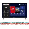 DREAMSTAR 32” (82cm Ekran) Uydu Alıcılı Led TV