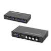 HADRON HN217 VGA SWITCH 300 MHZ 4 PORT 4 GİRİŞ 1 ÇIKIŞ DÜĞMELİ