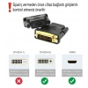HDMI Dişi To Dvı-I (24+5) Erkek Dönüştürücü Adaptör