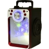 KTS-822-S MİKROFONLU LEDLİ BULUTUT SPEAKER USB-TF-FM
