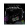 LEERFEİ Y30A Motosiklet Interkom Kask Kulaklığı Bluetooth IP65 Su Geçirmez Fm Radyo Rgb Işıklı
