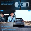M8 ÇİFT LENSLİ ARAÇ İÇİ DİKİZ GPS DASHCAM WIFI ARABA KAMERASI